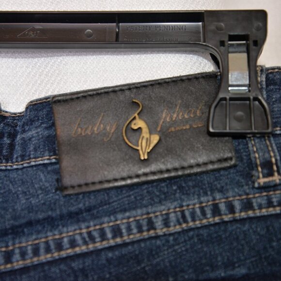 Vintage Y2K Baby Phat Cargo Jeans Sz 2 - Picture 8 of 9